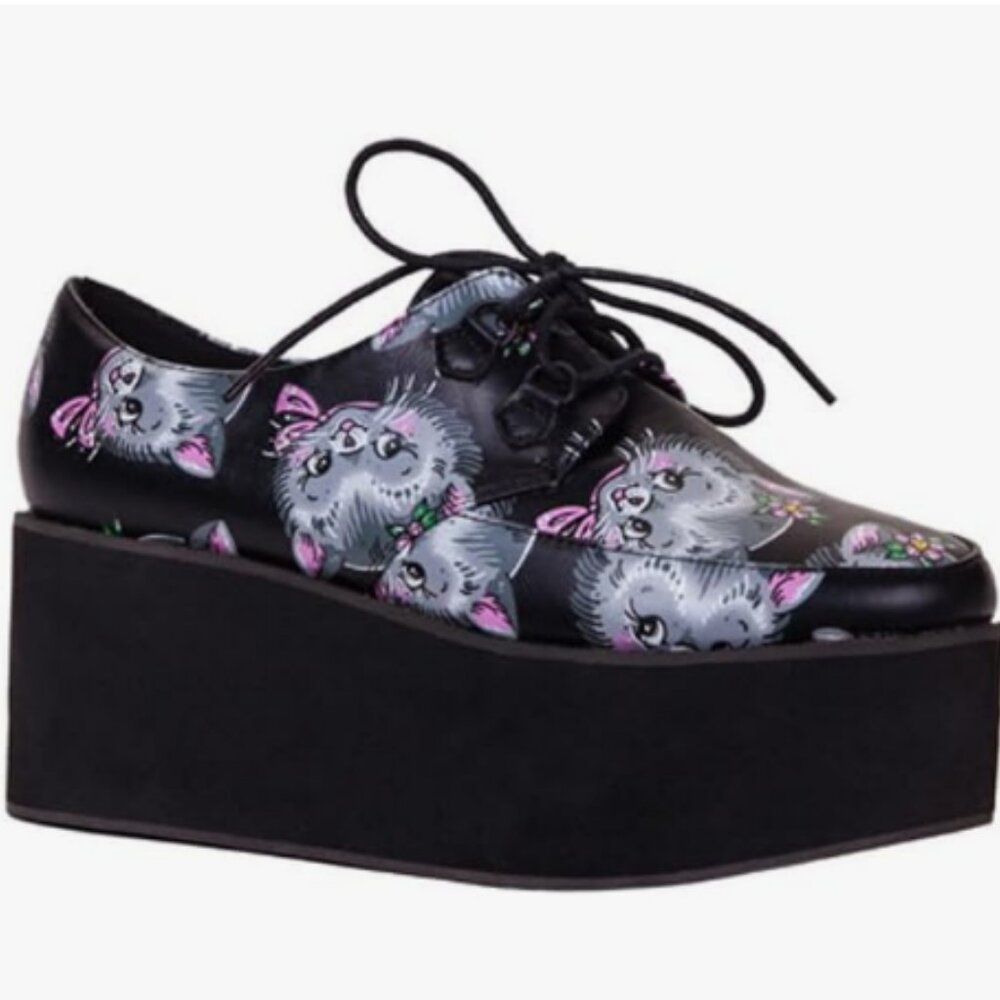 Iron Fist Womens Cat Lady Creepers Size 6